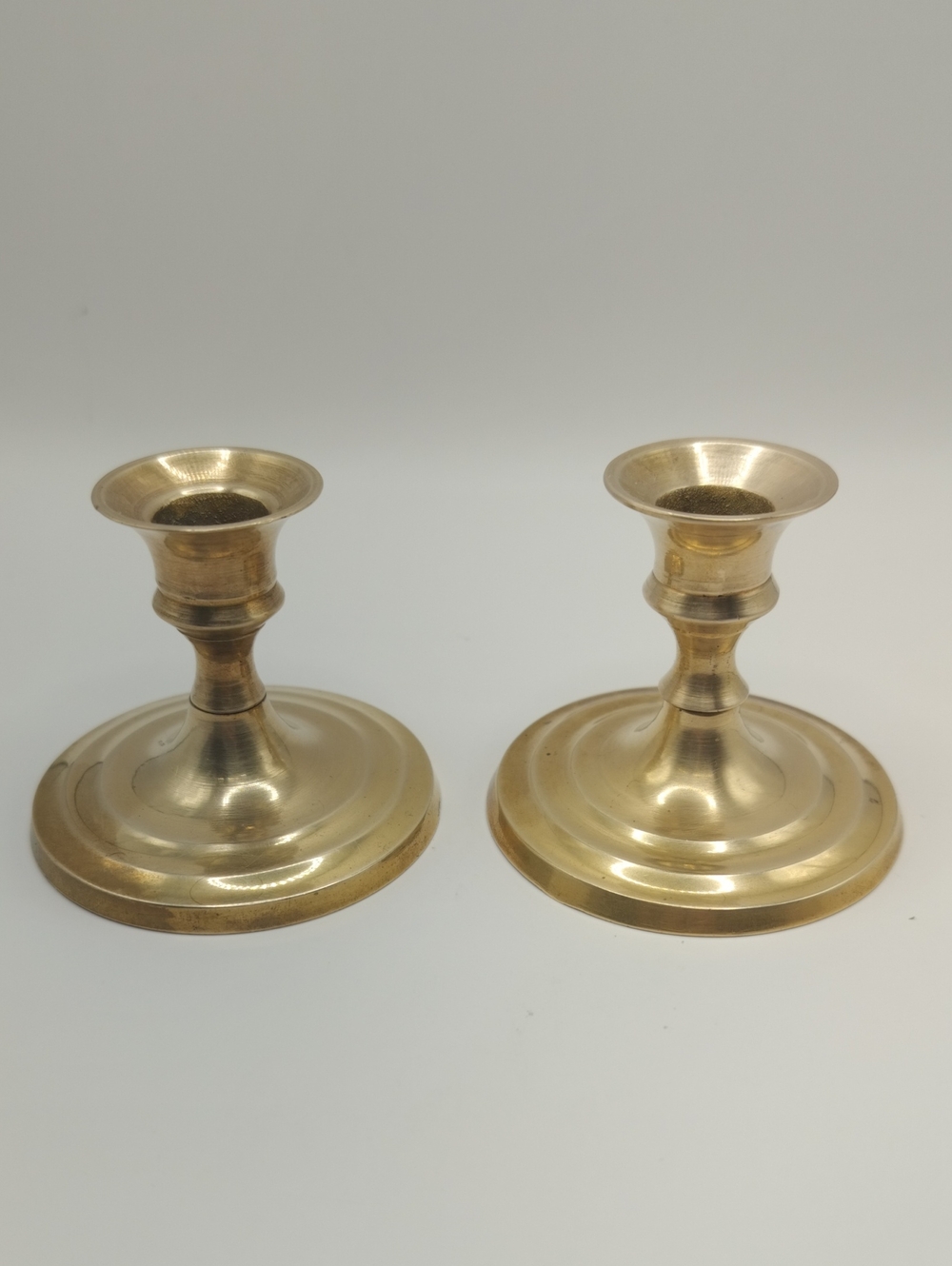Brass Candlestick Set Of 2 For Small Taper Candles Made in India